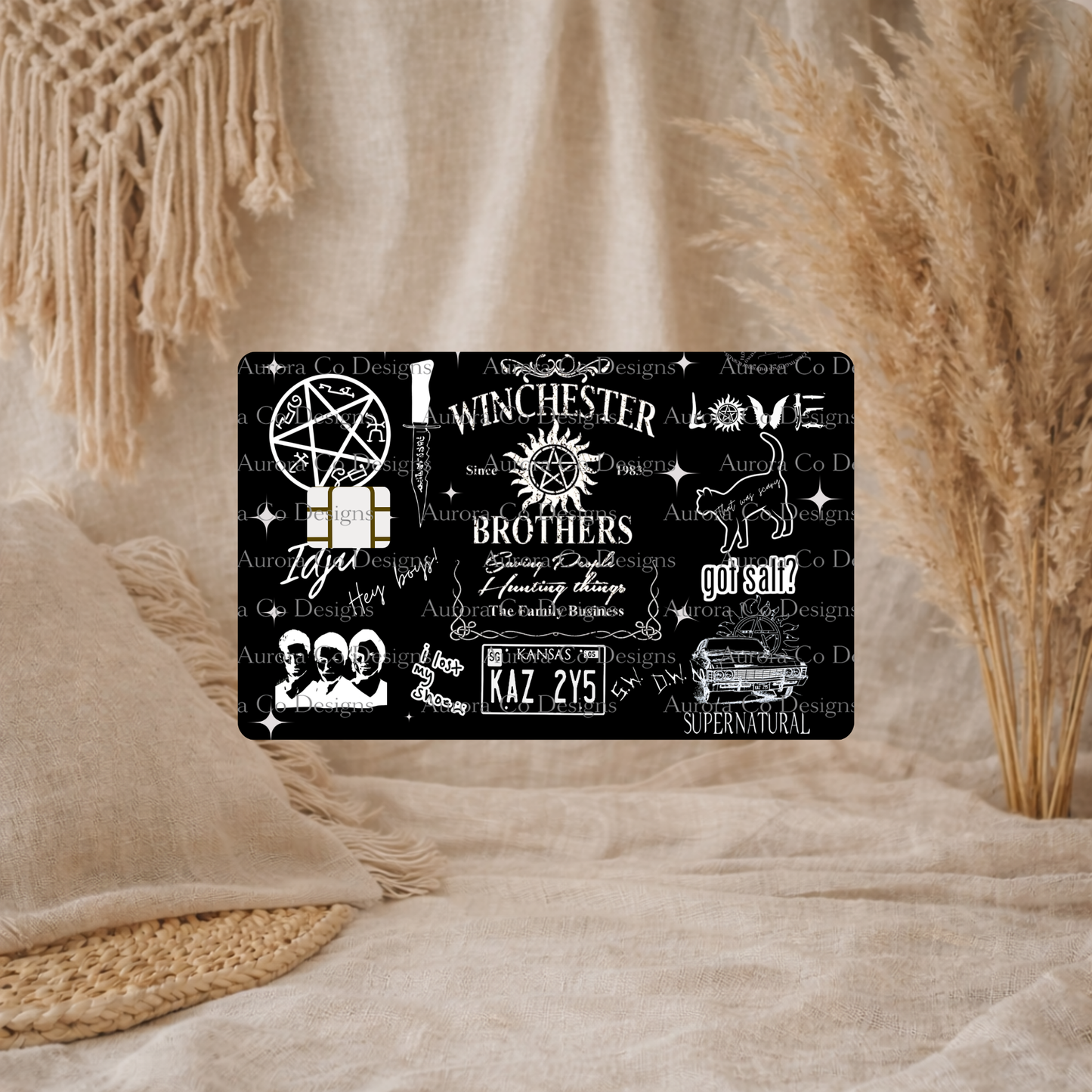 Bank Card Wrap - Supernatural Whinchester