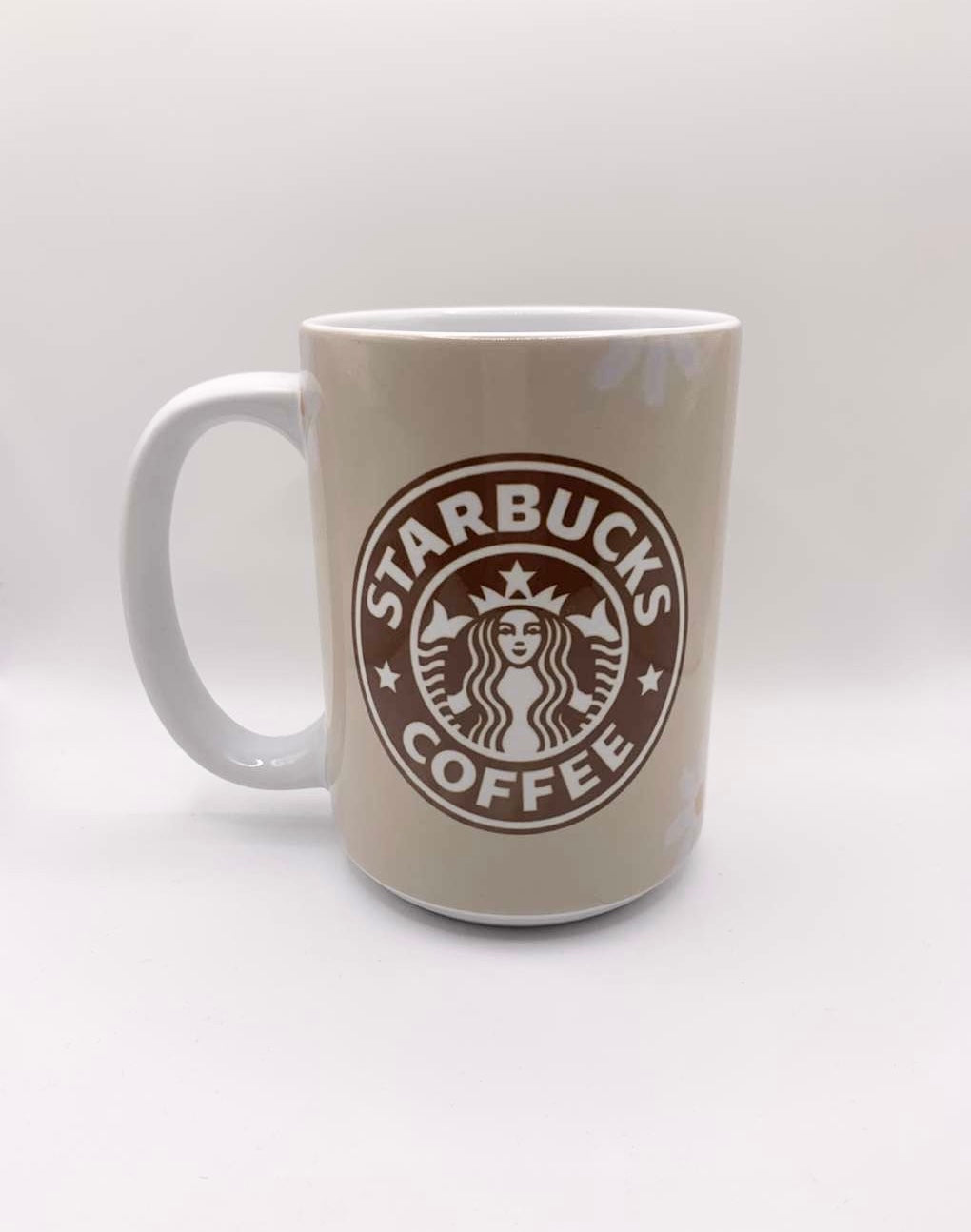 15oz Pre-made Coffee Daisy Mug