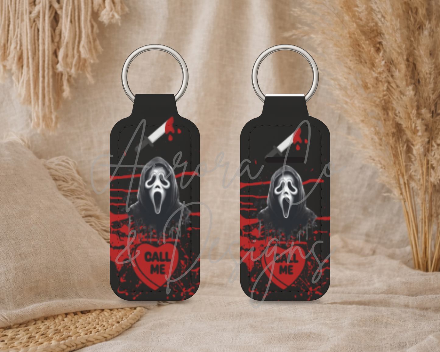 Chapstick Keyring -Black Ghostface