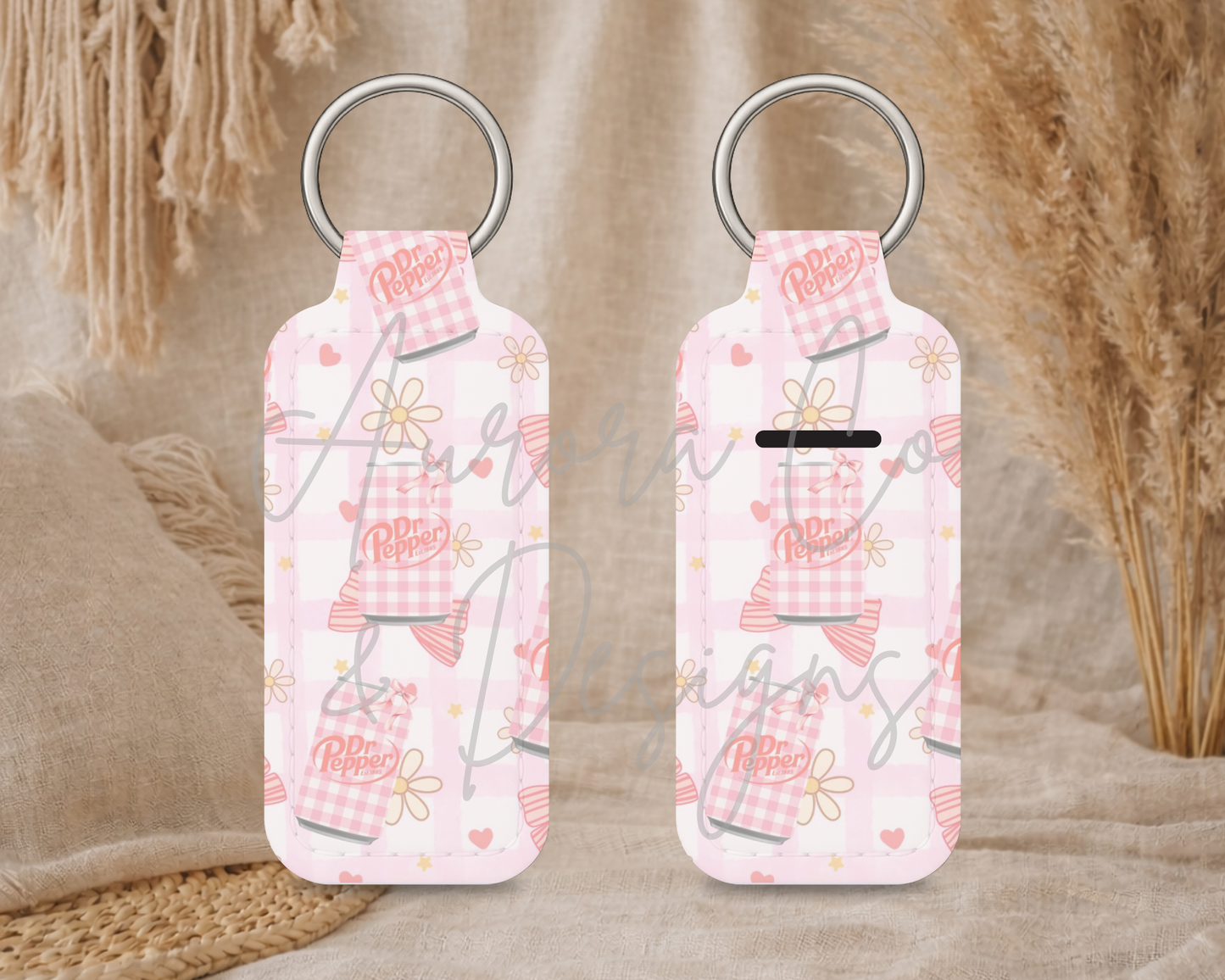 Chapstick Keyring - Pink Dr Pepper