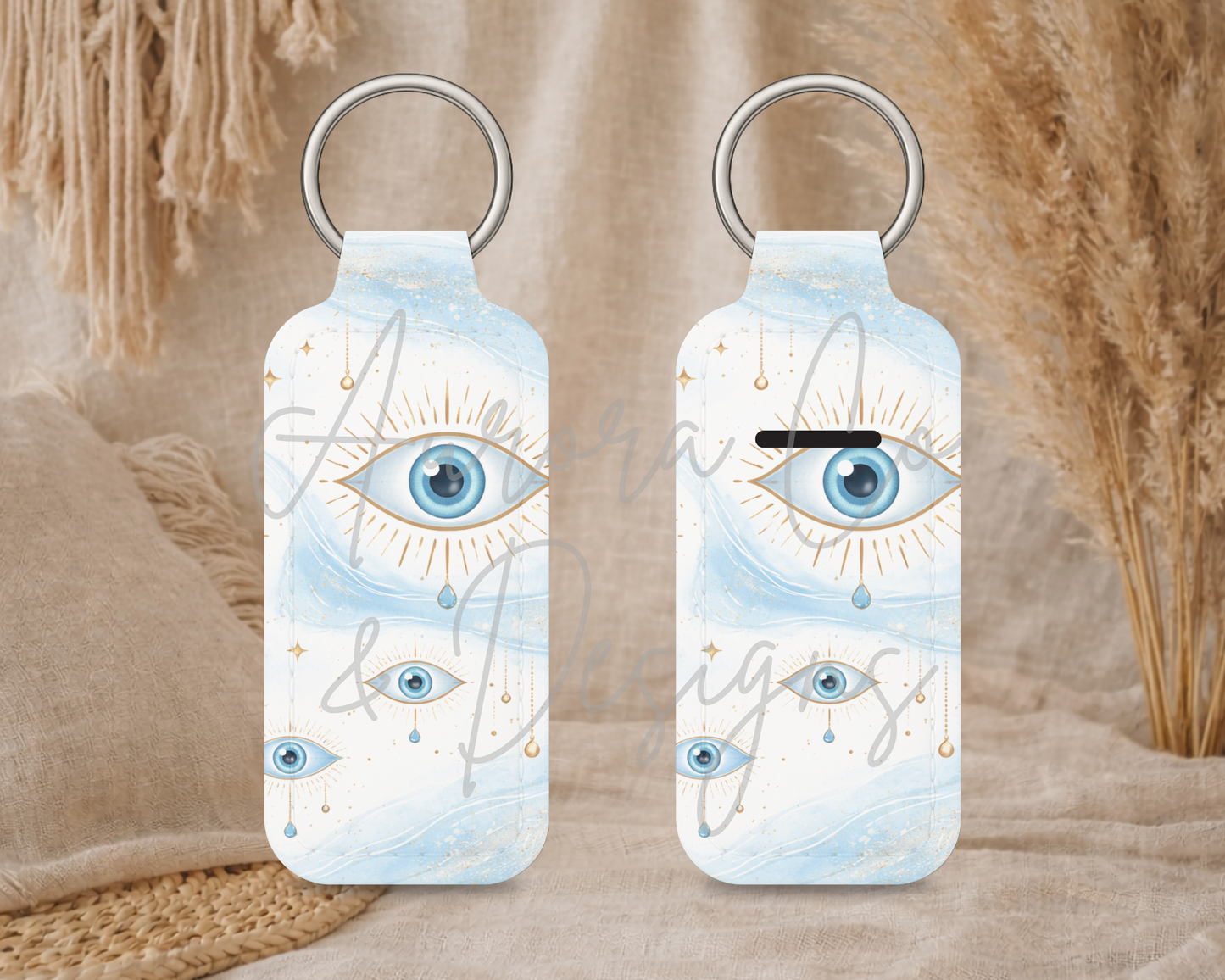 Chapstick Keyring - Pastel Evil Eye