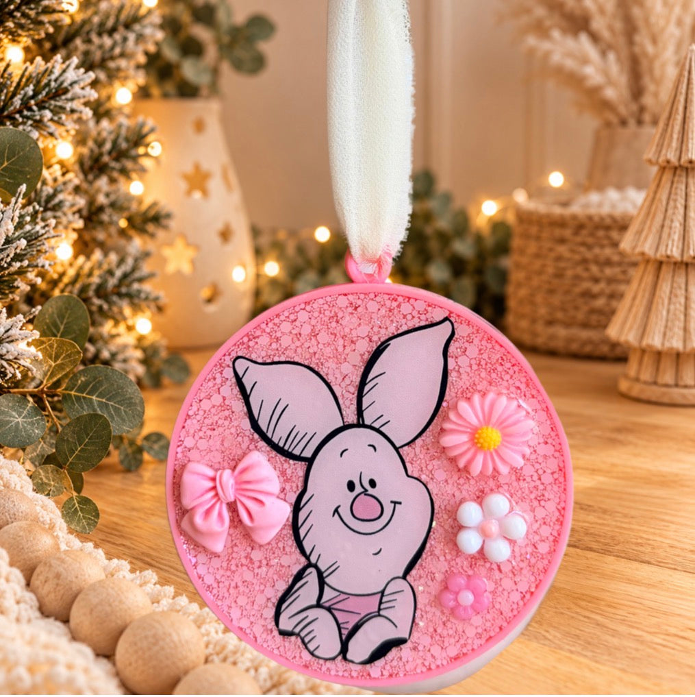 Piglet Christmas Ornament 💕