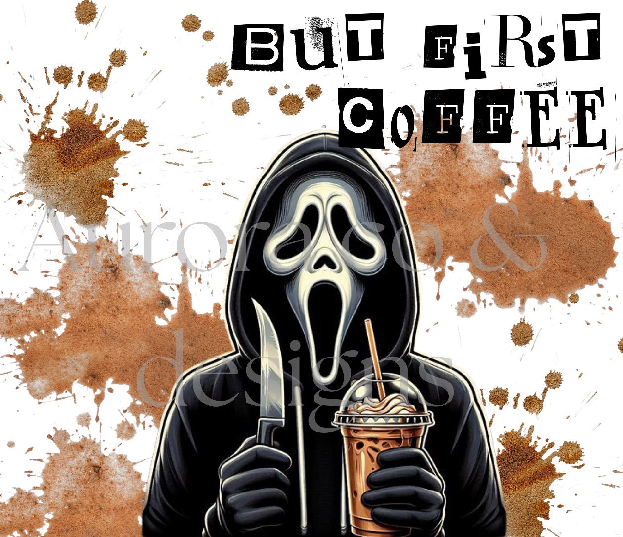 20oz Sublimation Print #29 -Ghost Face Coffer
