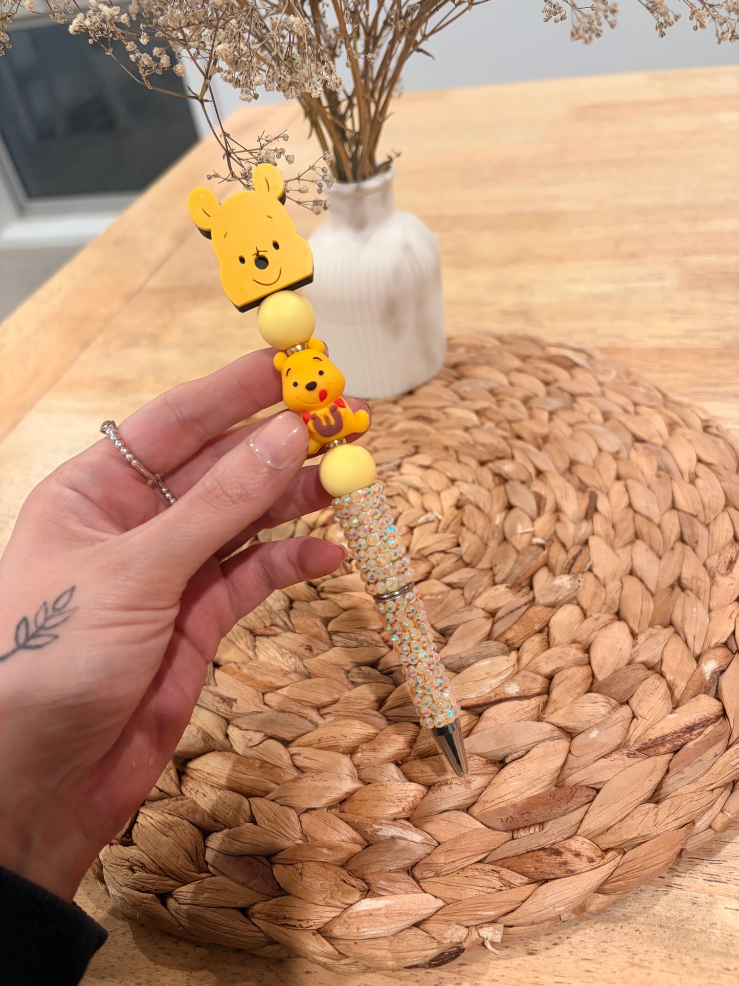 Winnie Rhinestone Beaded Pen