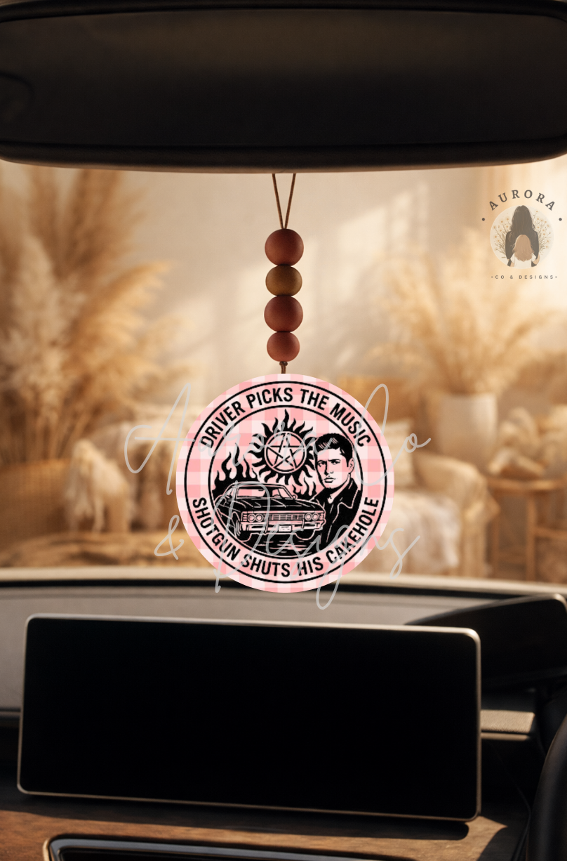 Supernatural, Picks The Music - Car Hanger