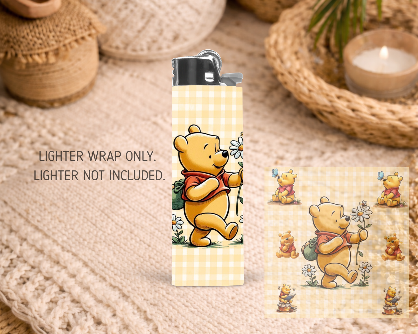 BIC Lighter Wrap #13 - Winnie The Pooh