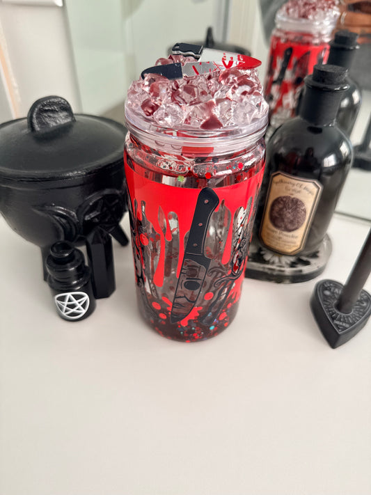 16oz Snowglobe Tumblers - Acrylic