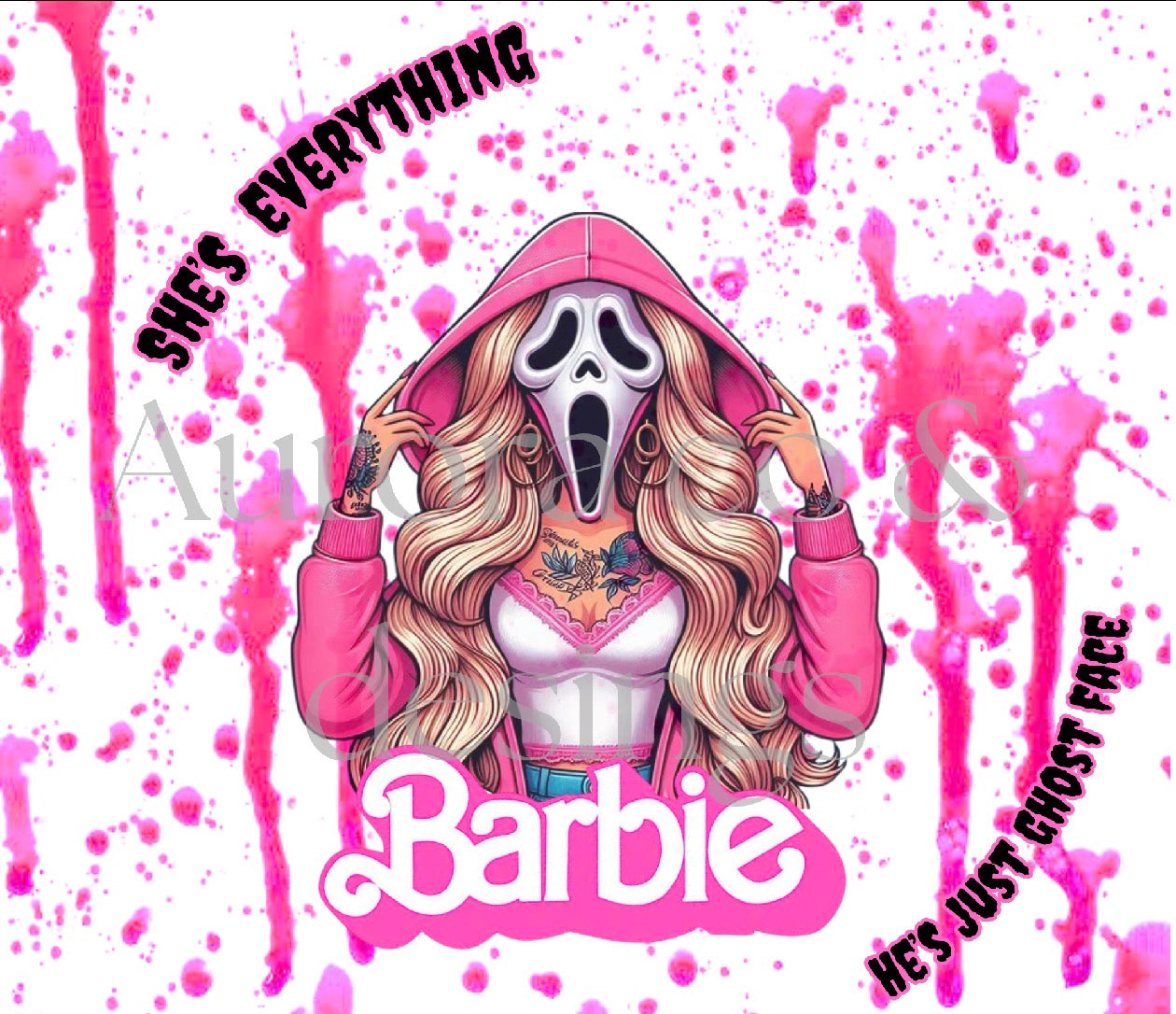 20oz Sublimation Print #31 - Barbie Ghost
