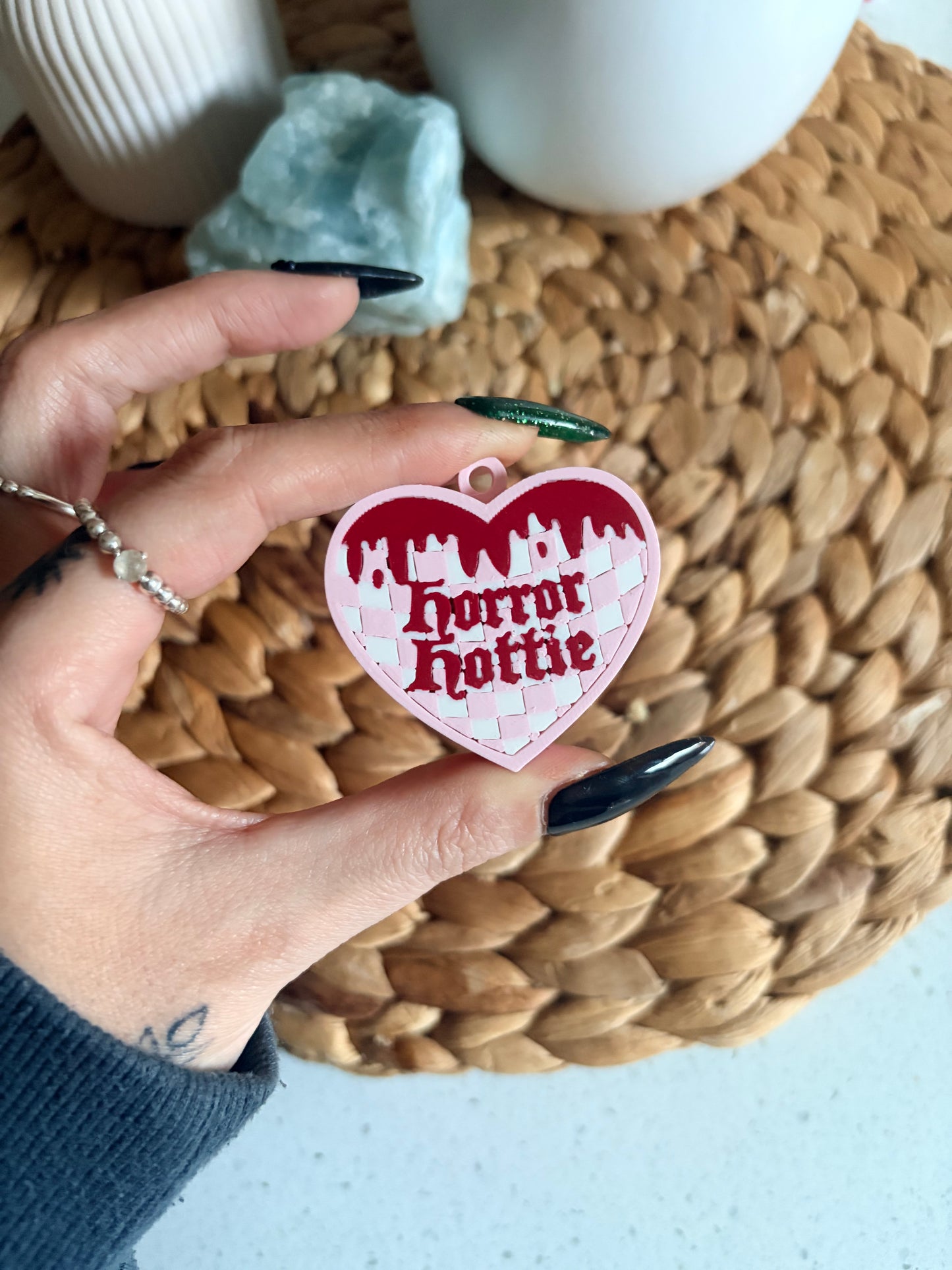 Horror Hottie Heart Can Opener - (Keychain)