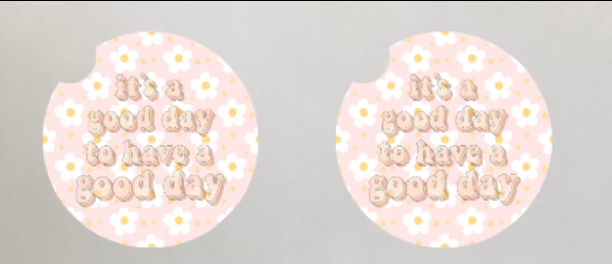 Flower Car Coasters