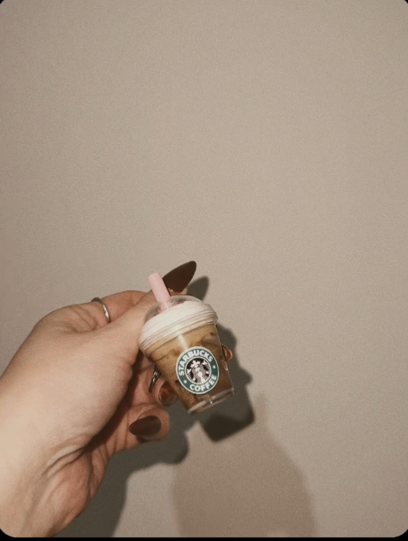 Mini Starbbys Ice Coffee - Pre Made Keyring