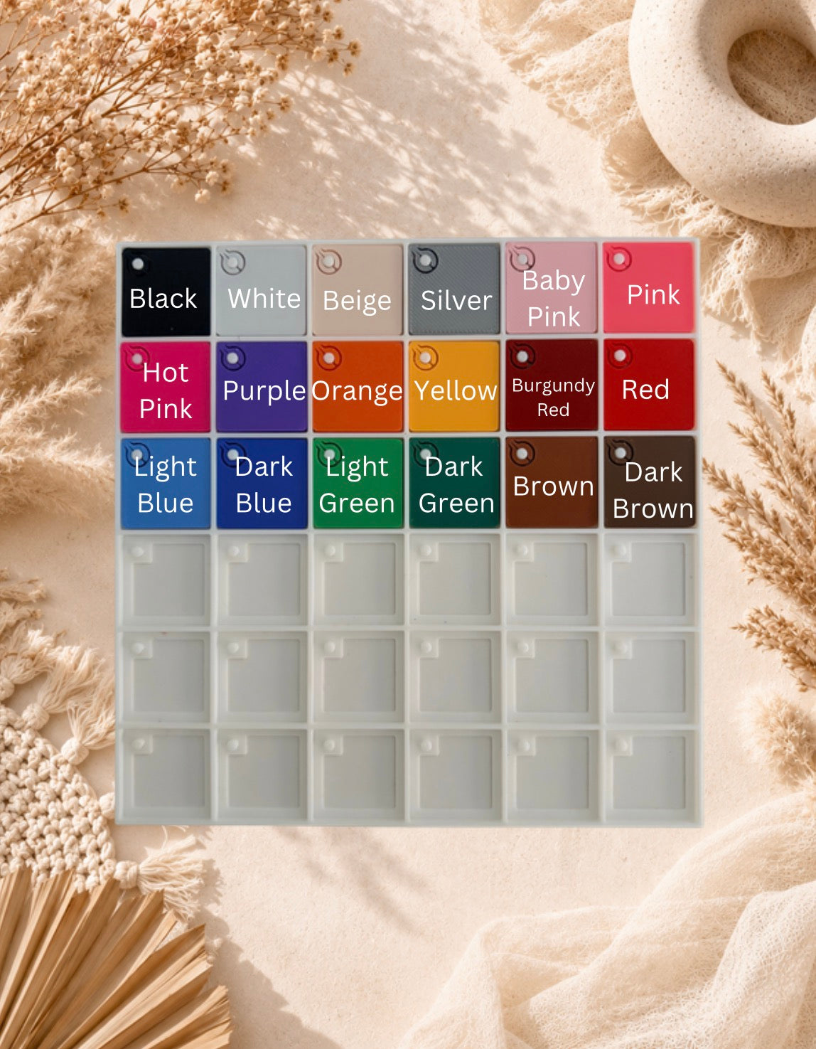 Interchangeable Orders Counter Display - Custom Colours