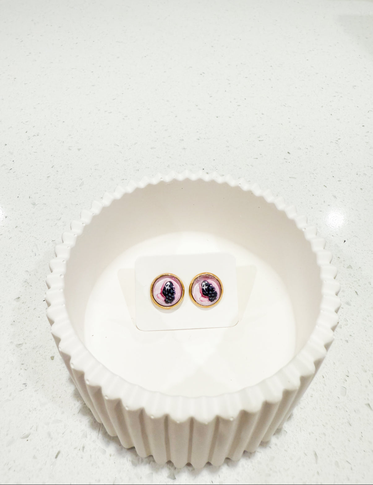 Handmade Stud Earrings - Ghost Girl