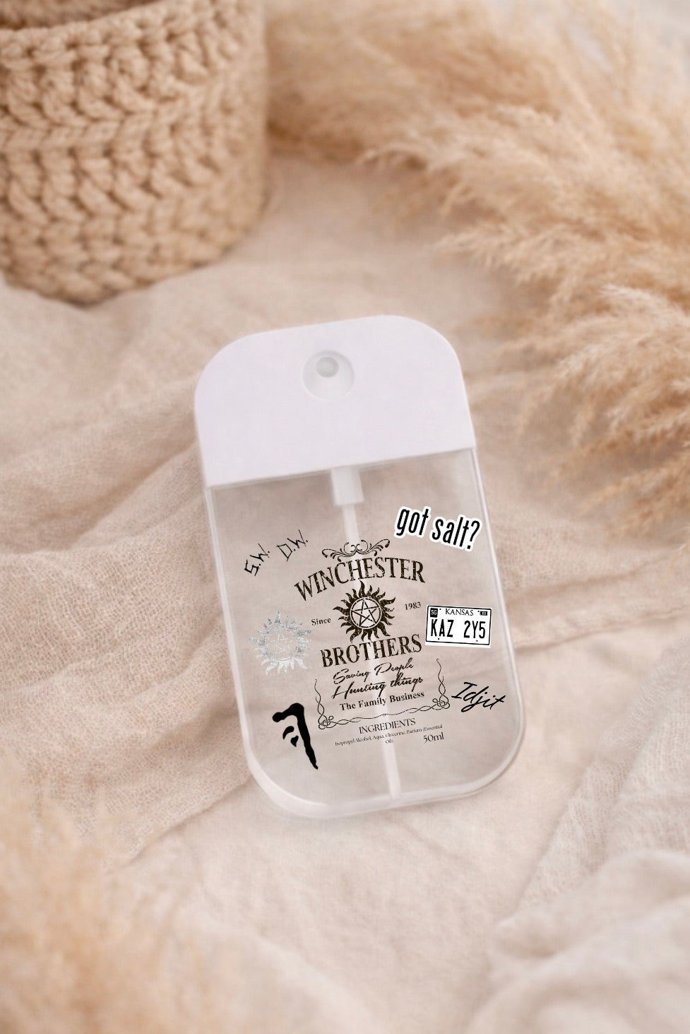 Hand Sanitizer Spray - Supernatural Winchester