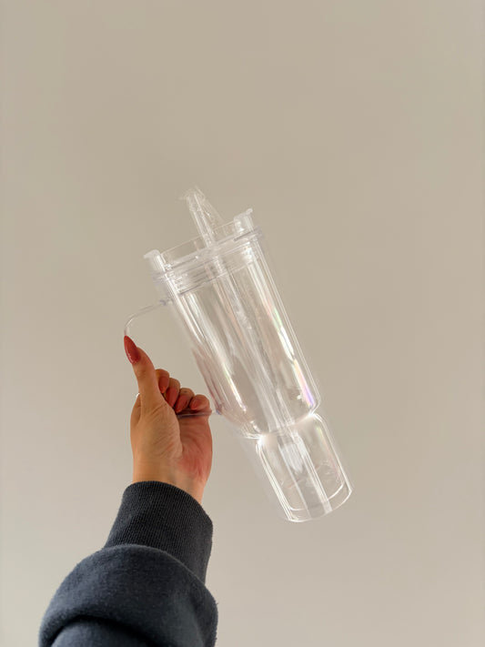 40oz Snowglobe Tumbler