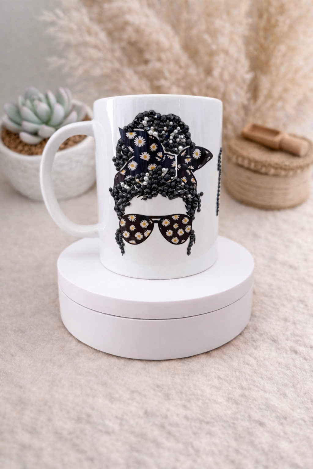 15oz Rhinestone Mug