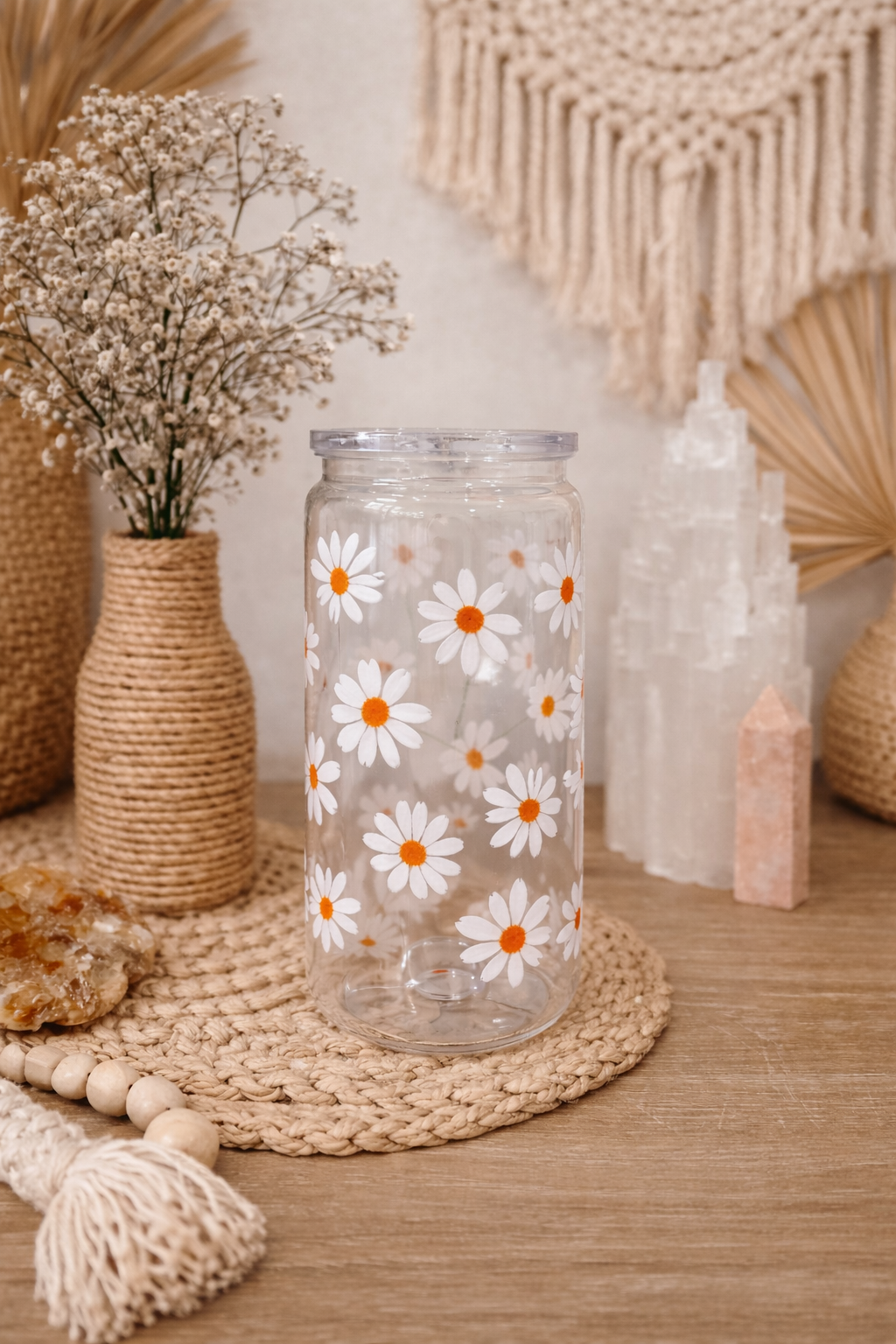 Beer Can - White Daisy