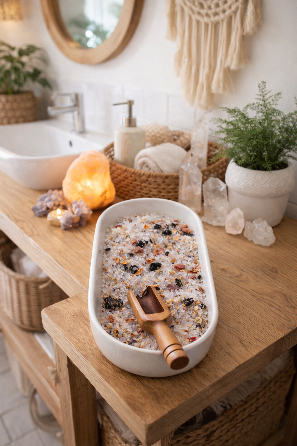 š¤ Black Obsidian Crystal Bath Salts ā Miss Dior Inspired 230G