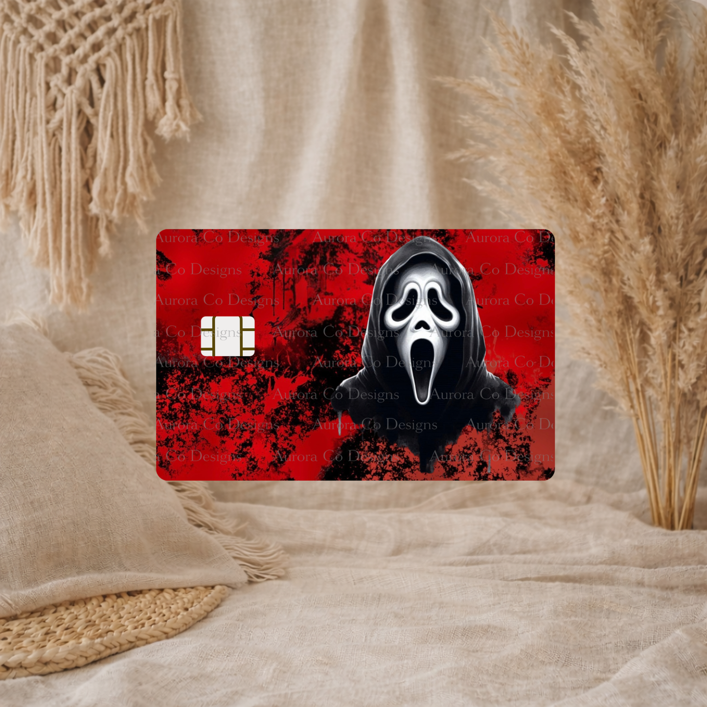 Bank Card Wrap - Bloody Ghostface