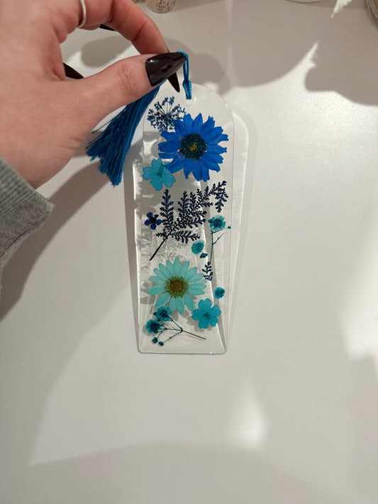 Blue Flower Bookmark
