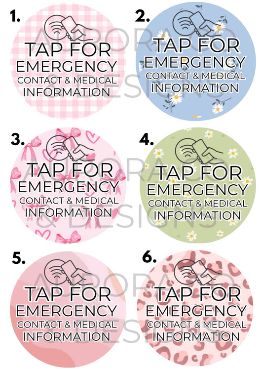 Emergency Contact & Medical NFC Tags