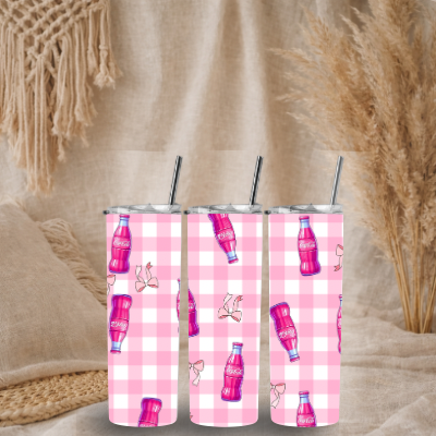 Pink Soft Drink - 20oz Tumbler