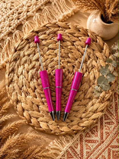 Beaded Pens – Customisable with Focal Beads or Rhinestones