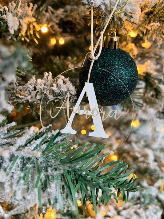 Personalised Acrylic Name Ornament