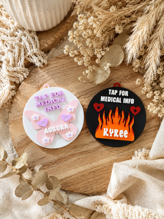 Kids Personalised NFC Medical Tag