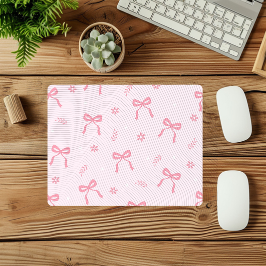 Coquette Bow Mouse Pad