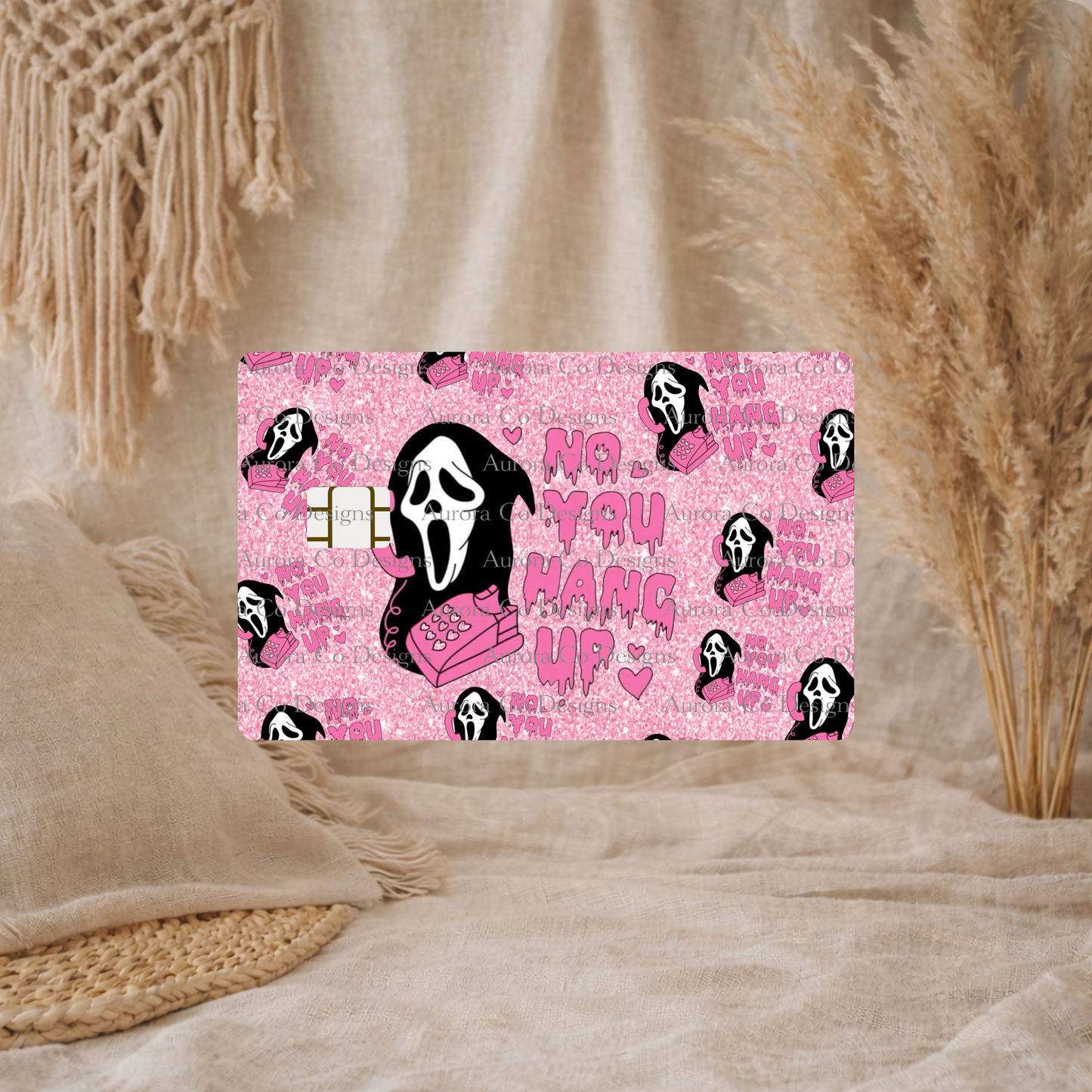 Bank Card Wrap - Ghostface, No You Hang Up