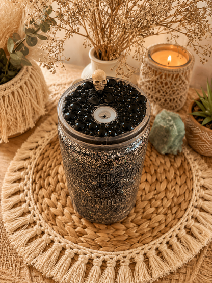 Supernatural No-Move Glitter Tumbler 16oz - Included embellished lid