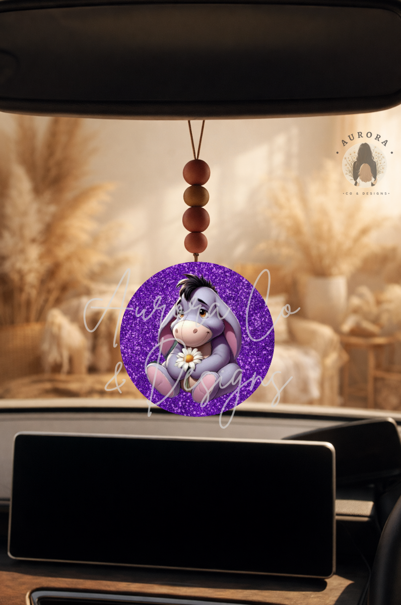 Eeyore Glitter - Car Hanger