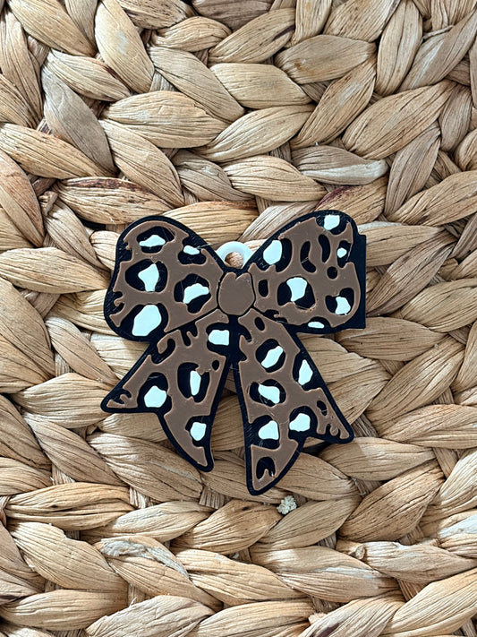 Leopard Bow Can Opener - (Keychain)