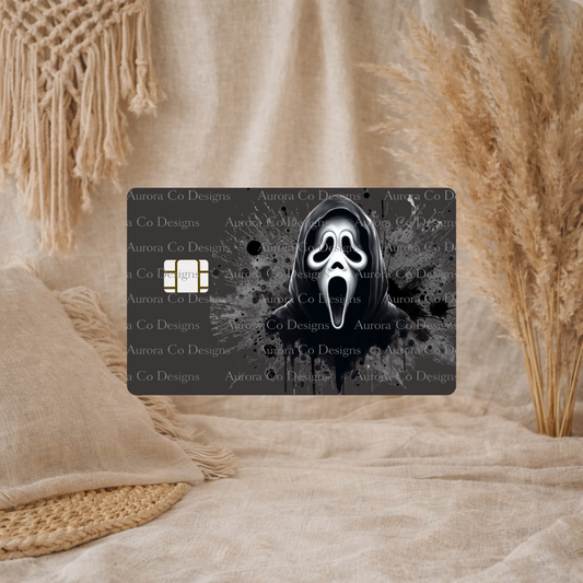 Bank Card Wrap - Ghostface Black