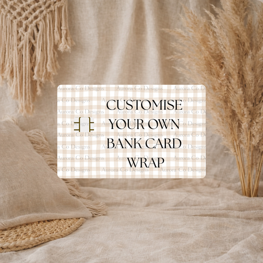 Bank Card Wrap - CUSTOM