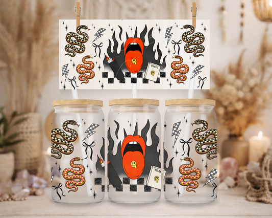 16oz UV DTF - Retro Girly
