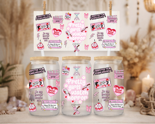 16oz UV DTF - Horror Girly