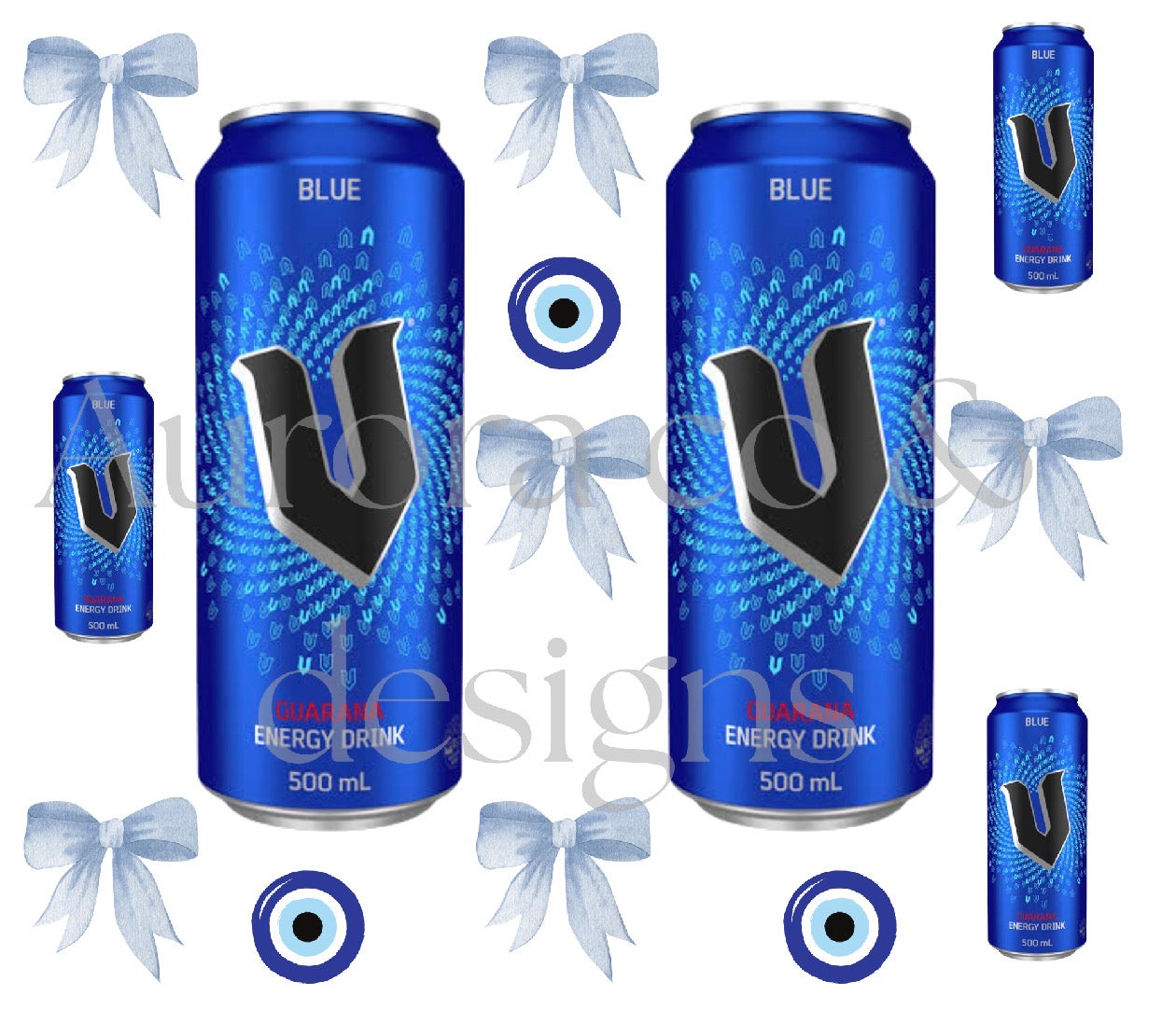 20oz Sublimation Print #25 - Blue V