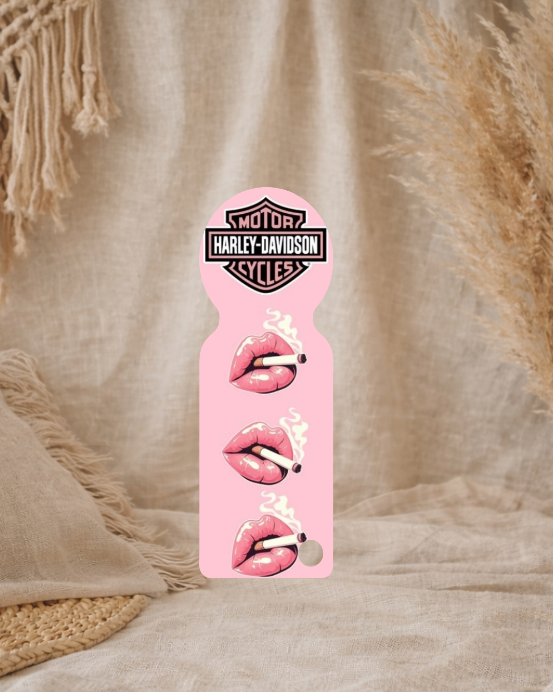 Trolley Token - Pink Smoker Harley