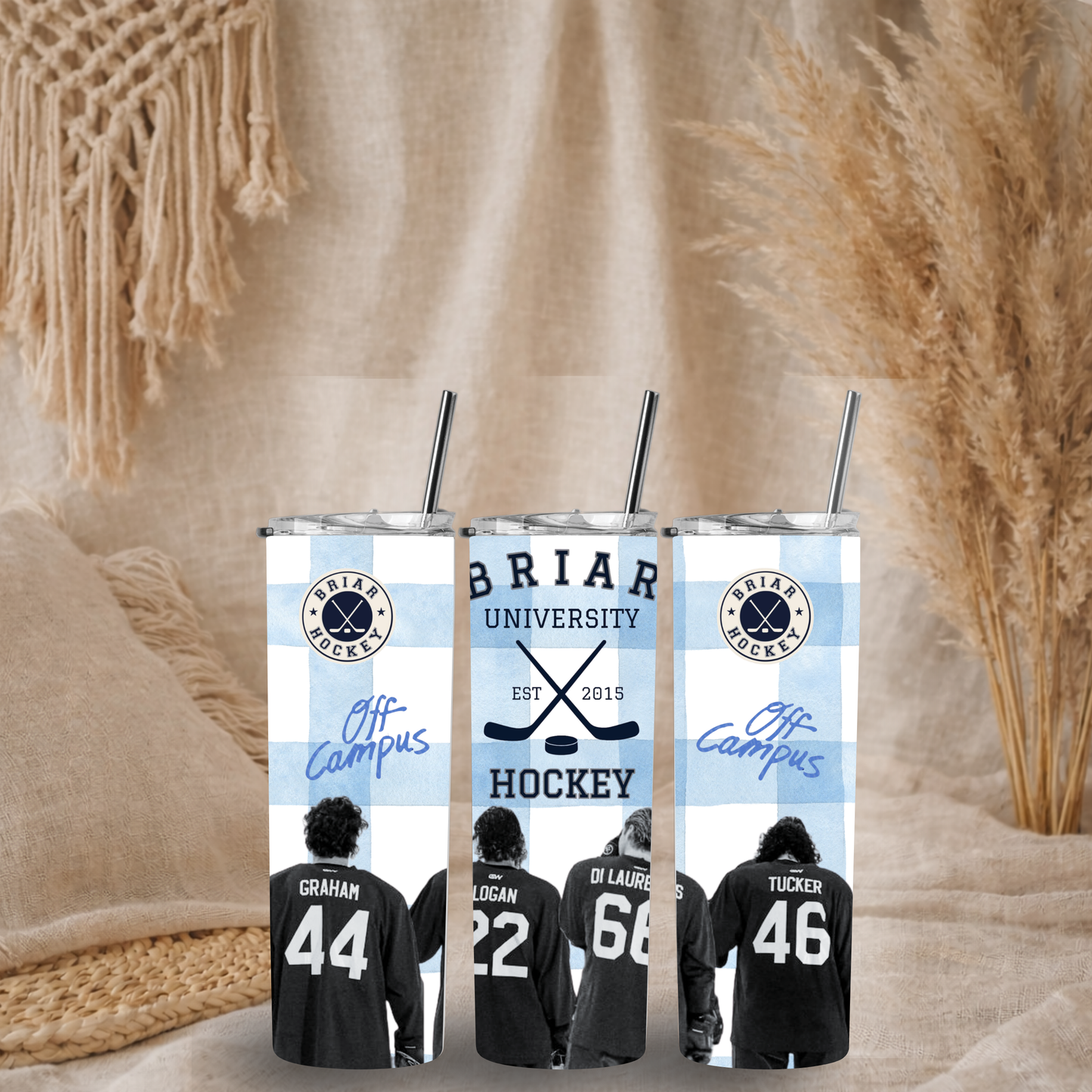 Off Campus Briar University Hockey -  20oz Tumbler