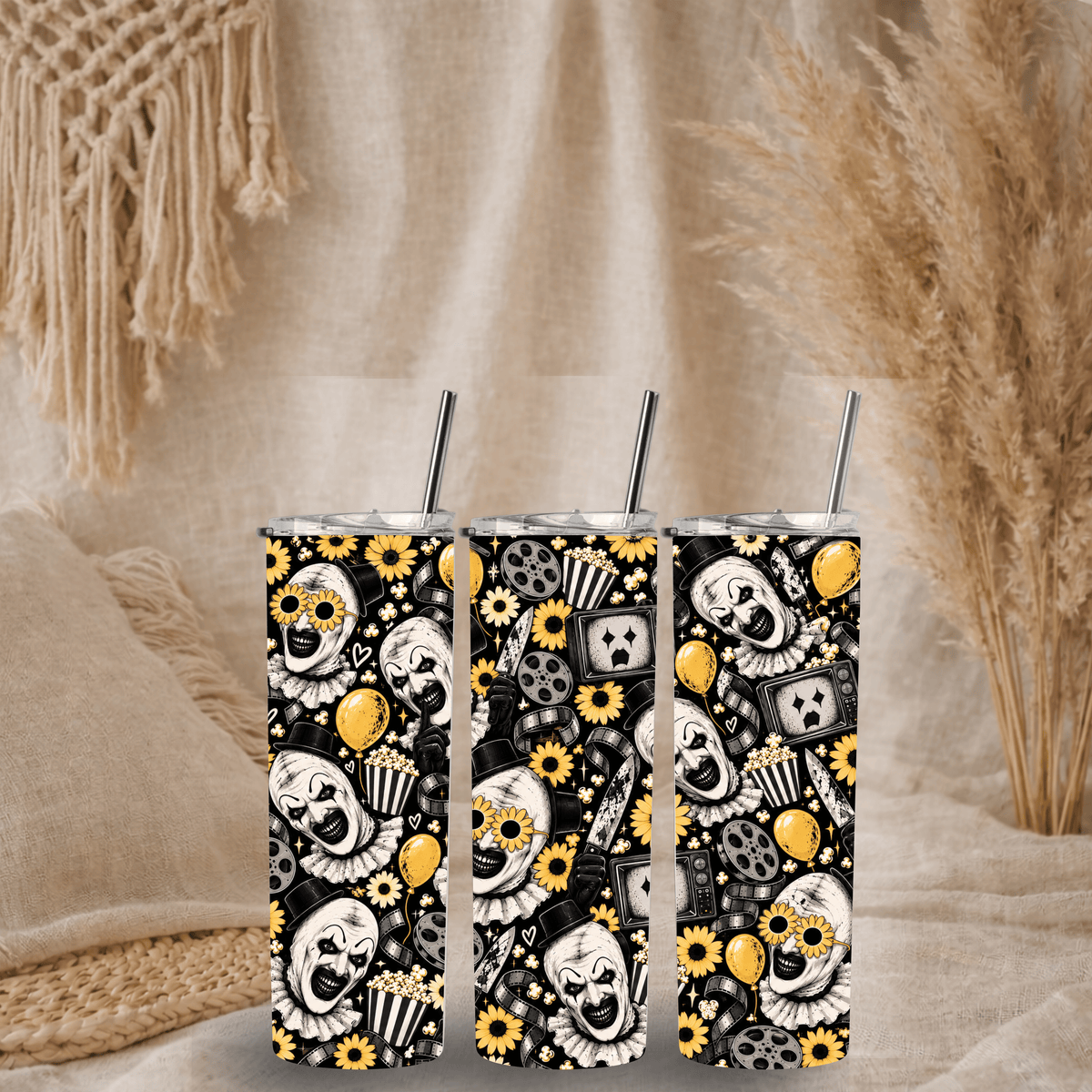 Terrifier Sunflower -  20oz Tumbler