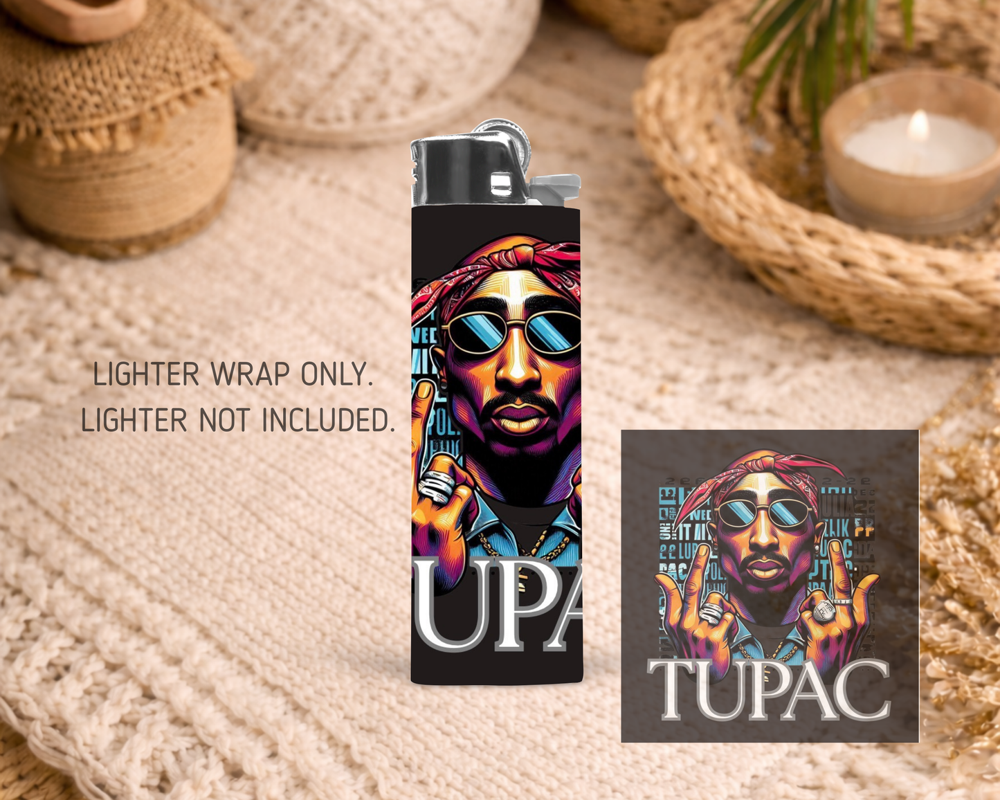 BIC Lighter Wrap #35 - Tupac