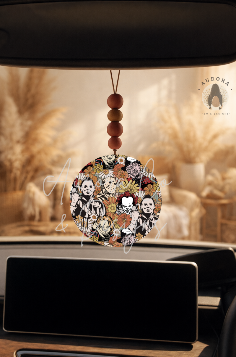Vintage Horror Characters - Car Hanger