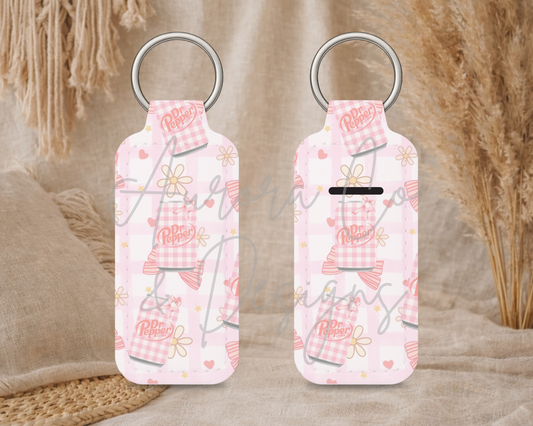Chapstick Keyring - Pink Dr Pepper