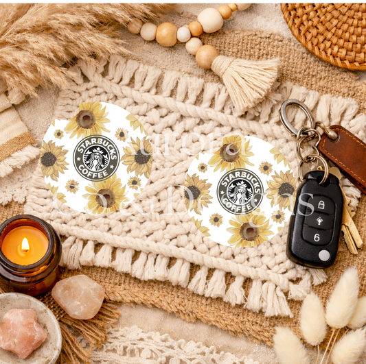 Sunflower Coffee- Car Coasters
