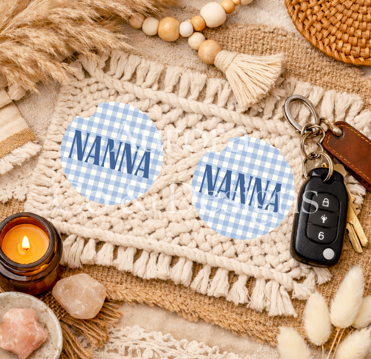 Nanna - Car Coasters