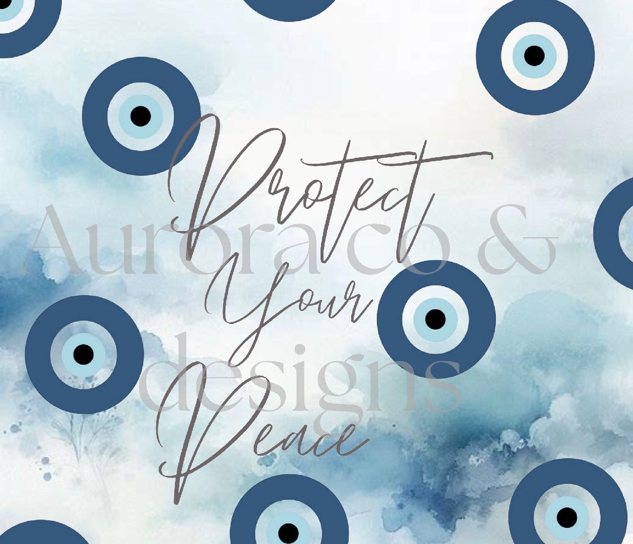 20oz Sublimation Print #22 - Evil Eye