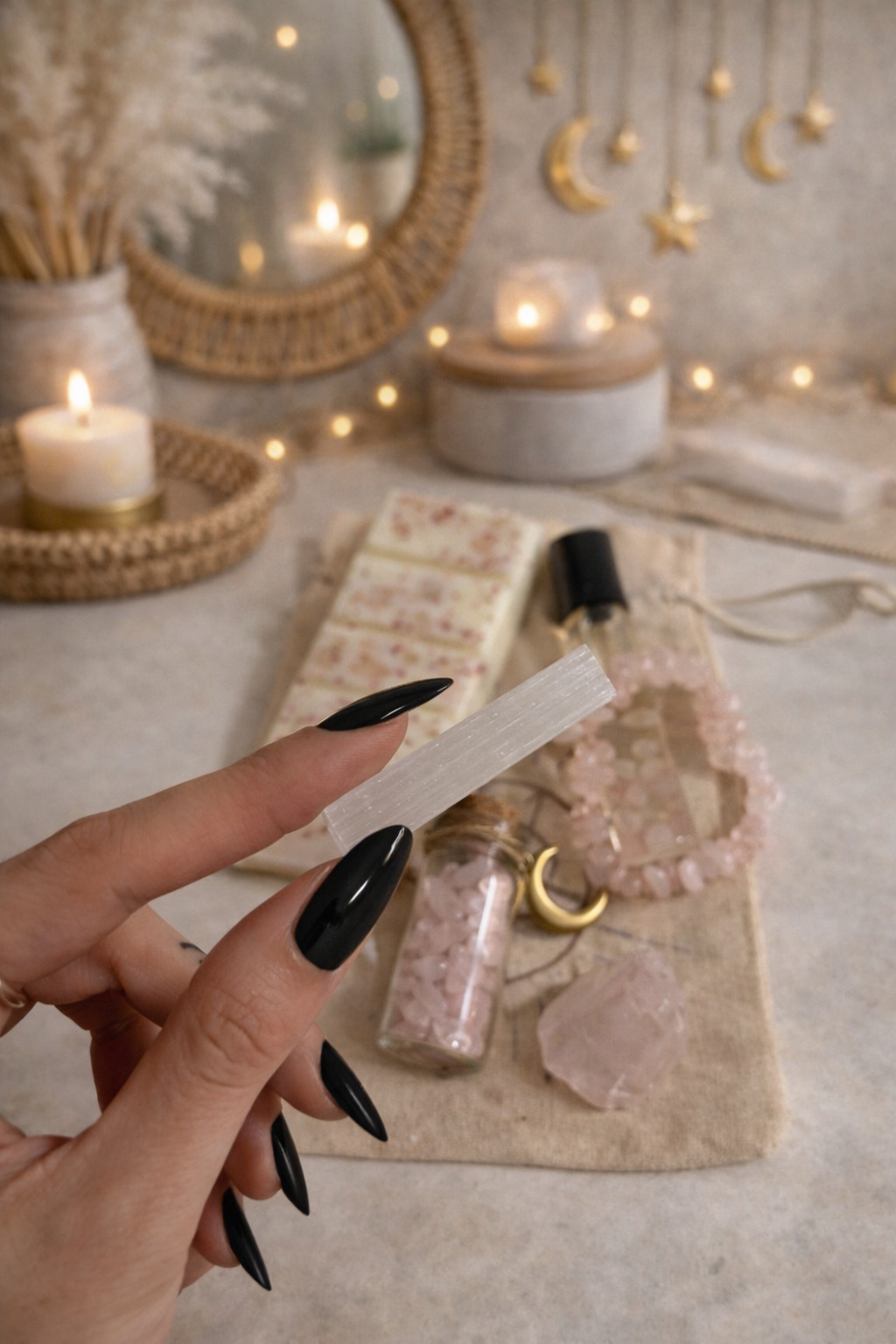 Moonlit Rose Quartz Self- Love Ritual Bundle