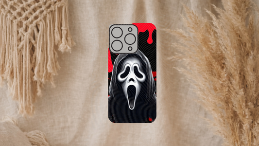 Black & Red Blood Drip Ghostface Phone Case